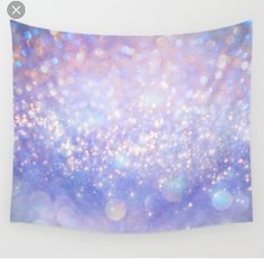 Gorgeous glitter wall tapestry